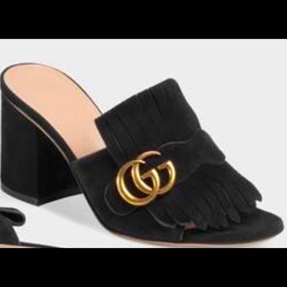 Gucci Suede Slides